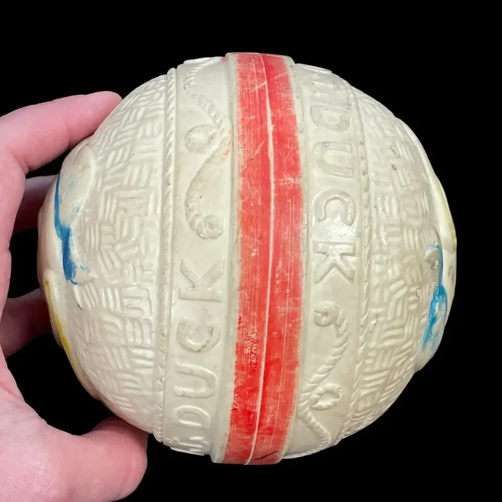 Vintage Walt Disney Donald Duck Rubber Ball Sun Rubber MCM 1960s Toy Rare READ